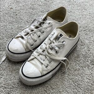 Converse Platform Lift White Low-Top Sneakers size 6